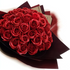 Buchet trandafiri rosii de sapun 39 fire